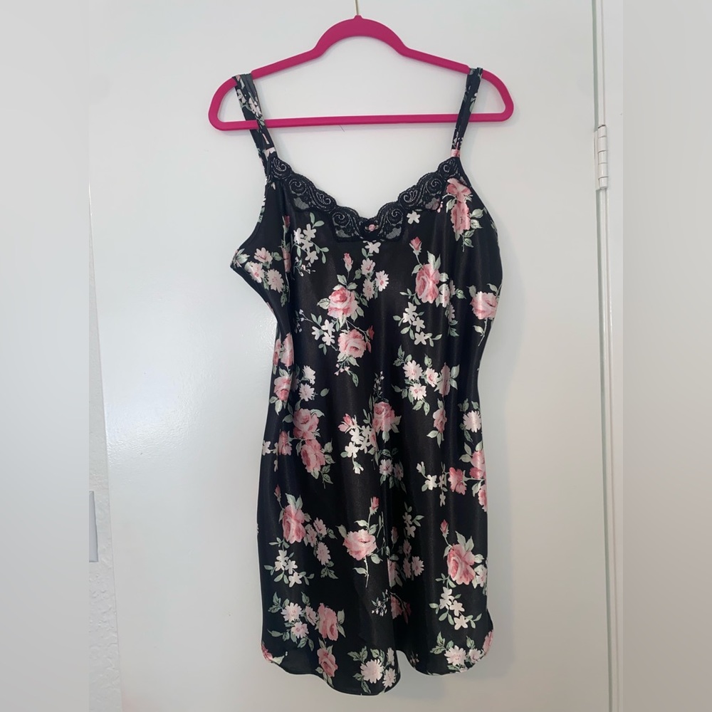 Floral vintage slip dress
